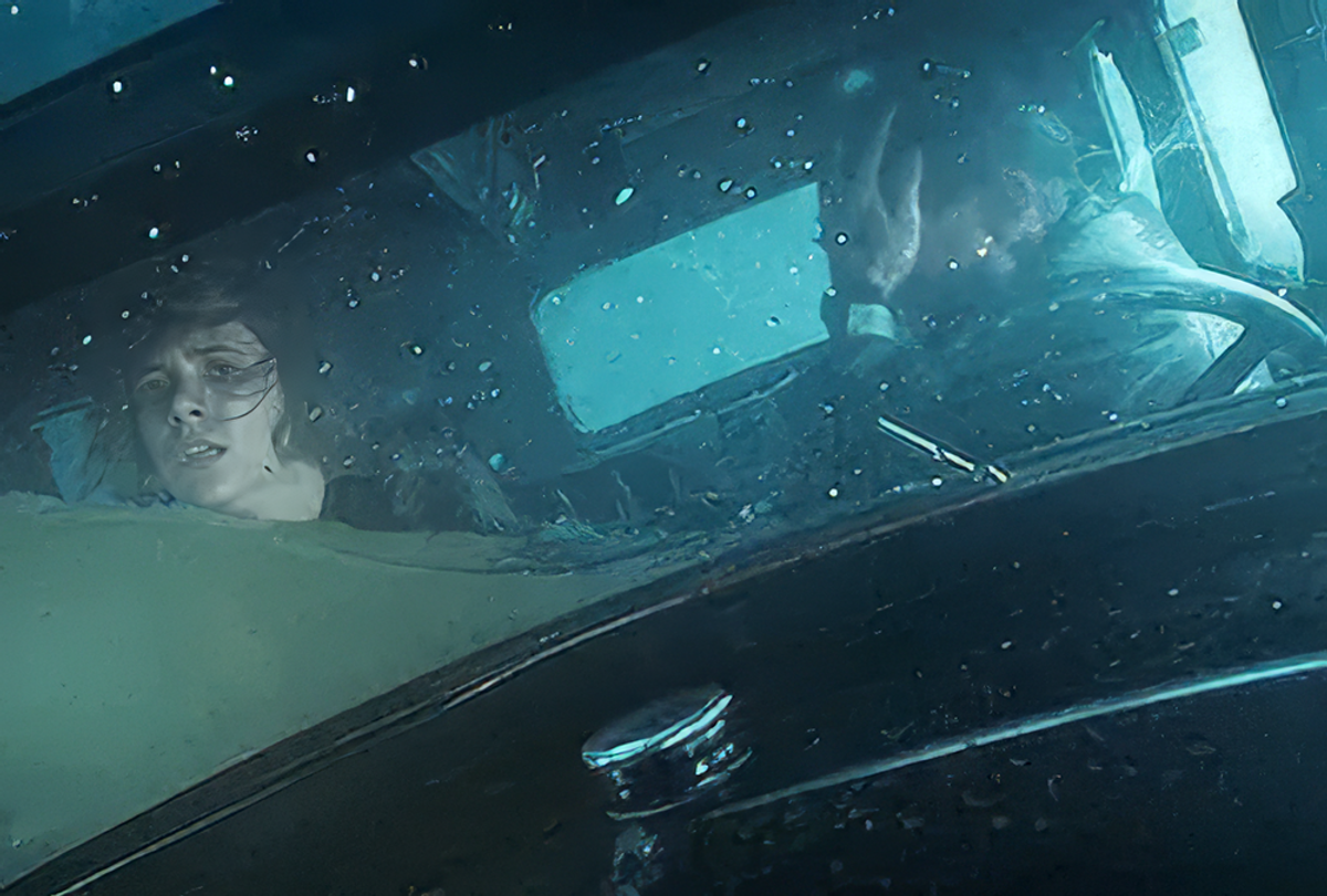 Trapped in a Sinking Car (trope)