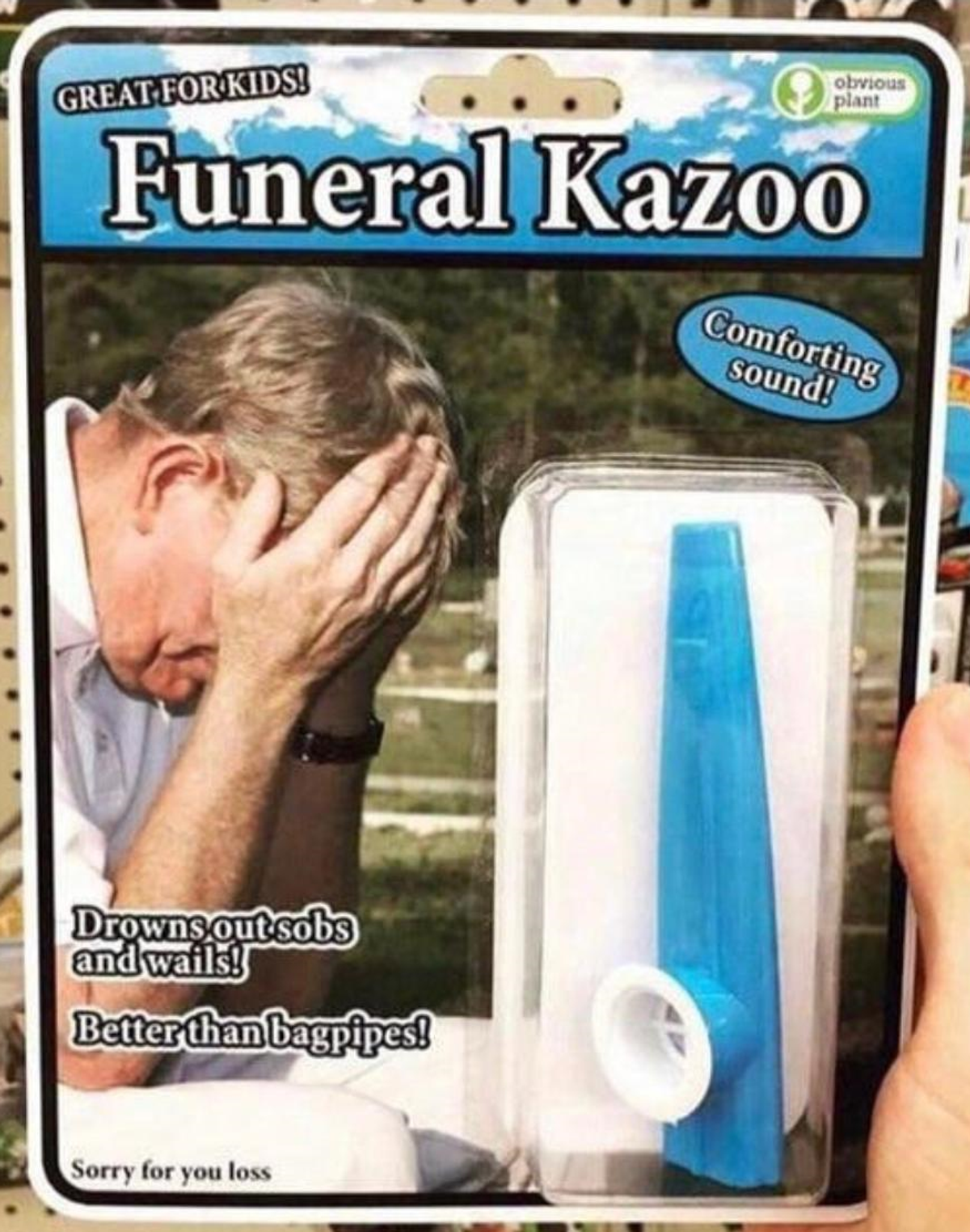 Kazoos Mean Silliness (trope)