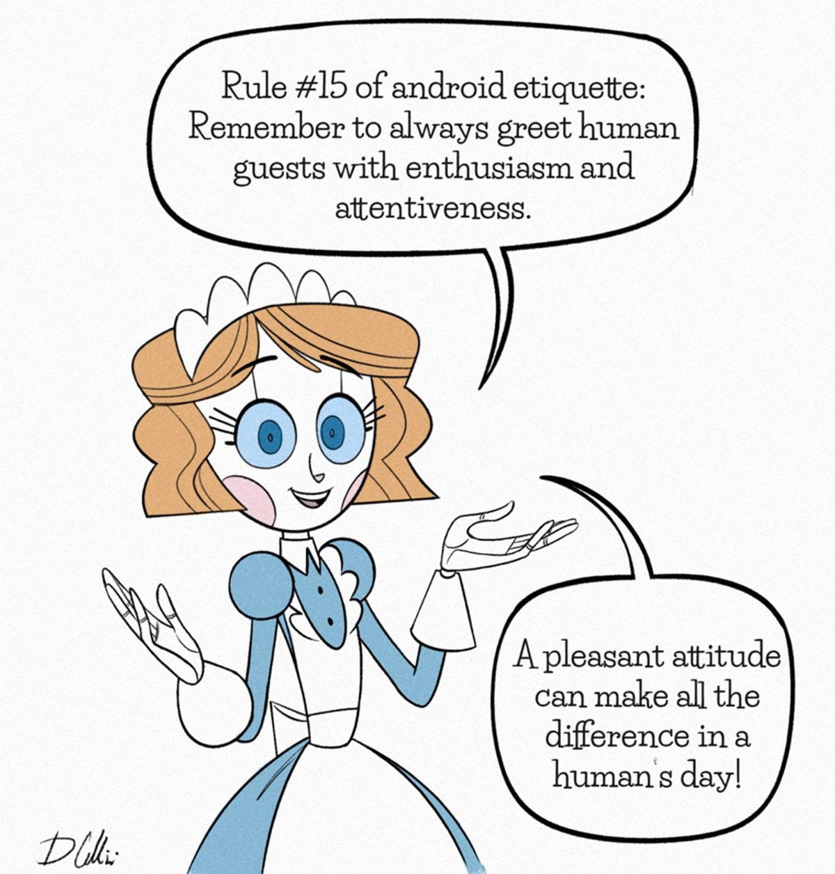 Emmy the robot nanny