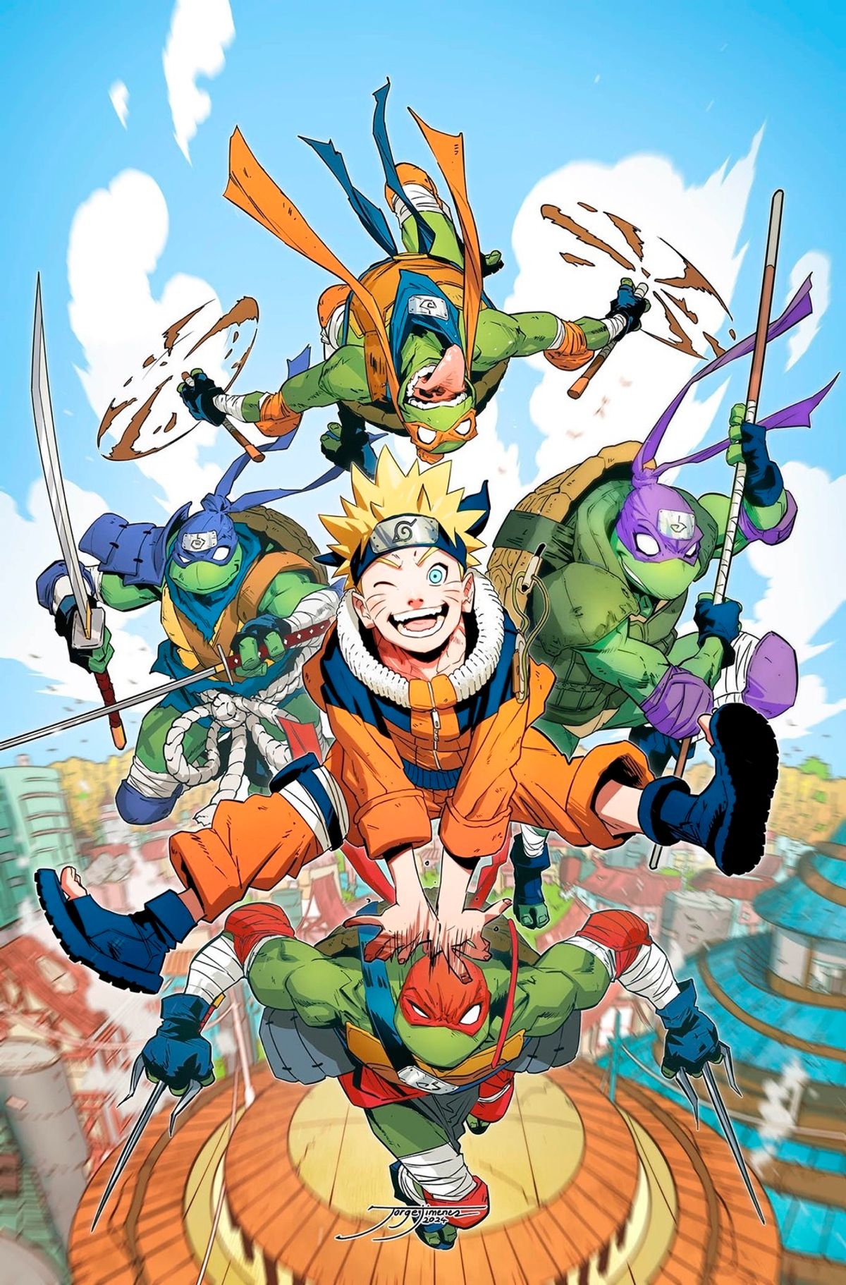 Teenage Mutant Ninja Turtles x Naruto (Comic Book) - TV Tropes