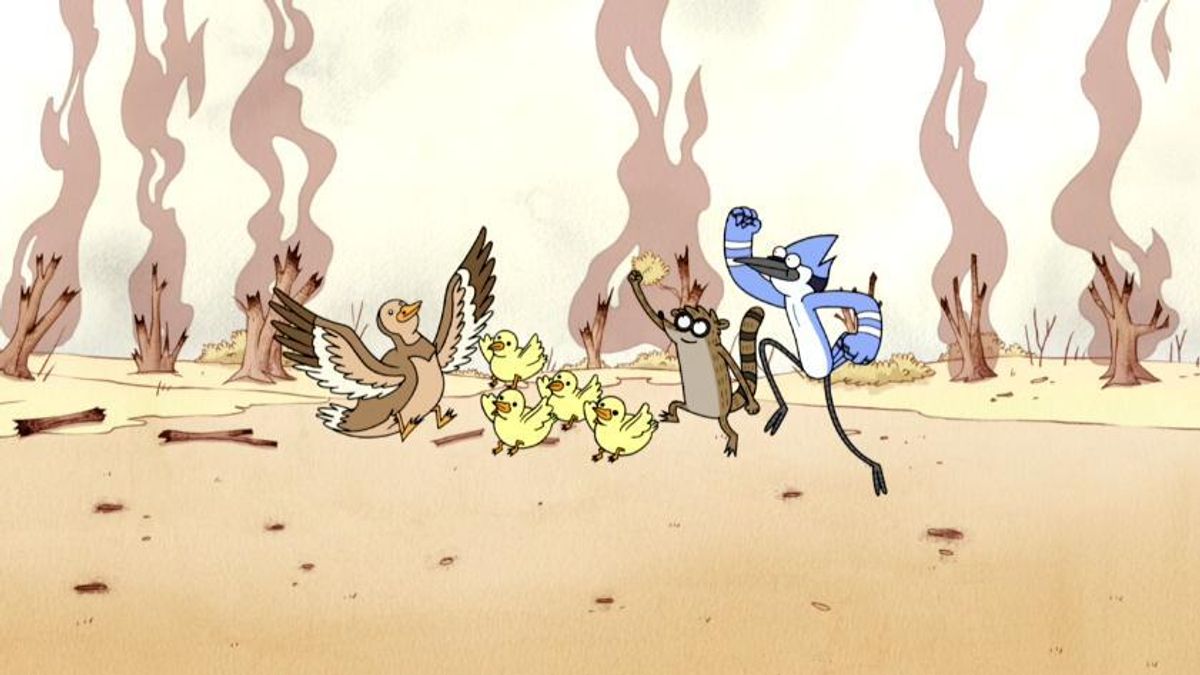 Regular Show S 04 Ep 19 A Bunch Of Full Grown Geese Recap - Tv Tropes