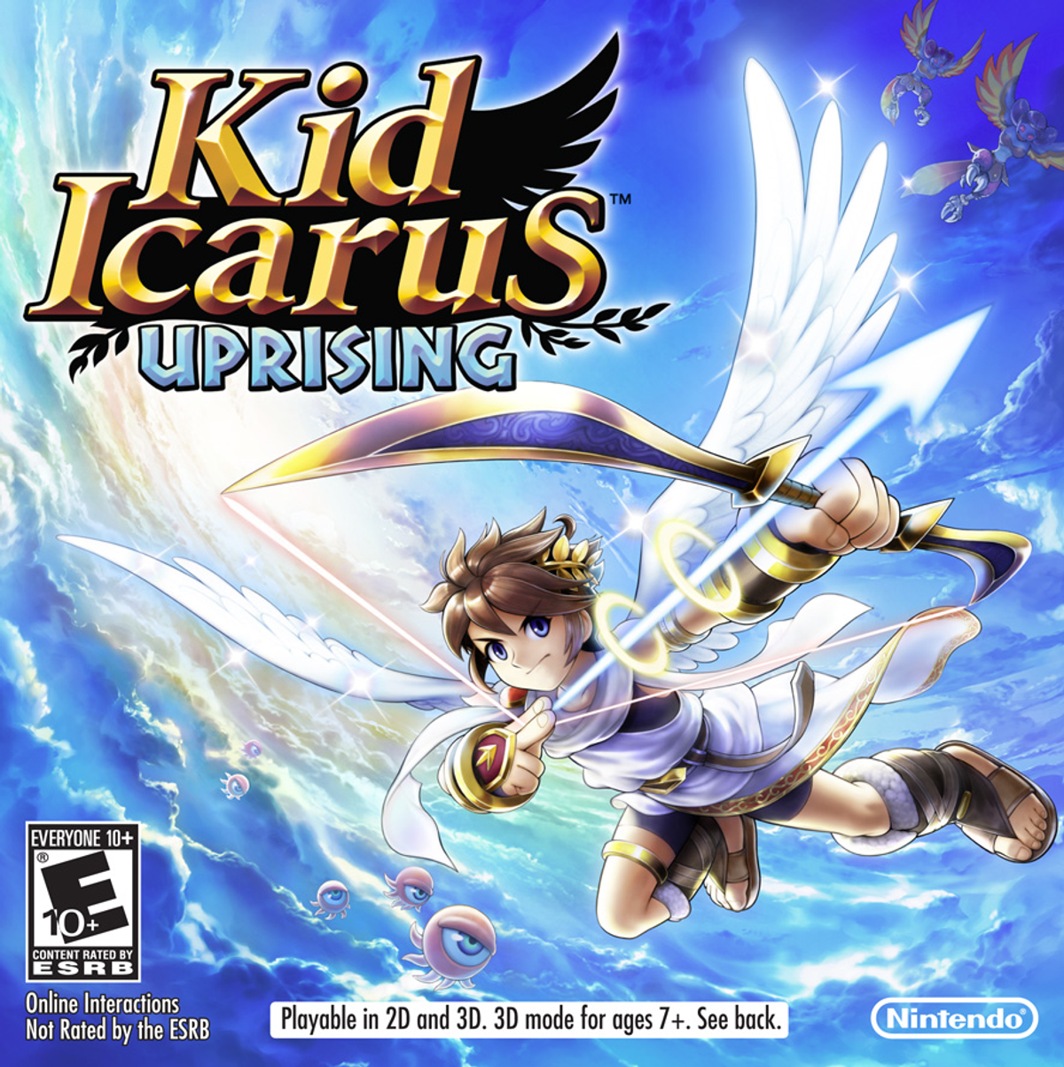 Kid Icarus hot Uprising Official Game Guide Sealed