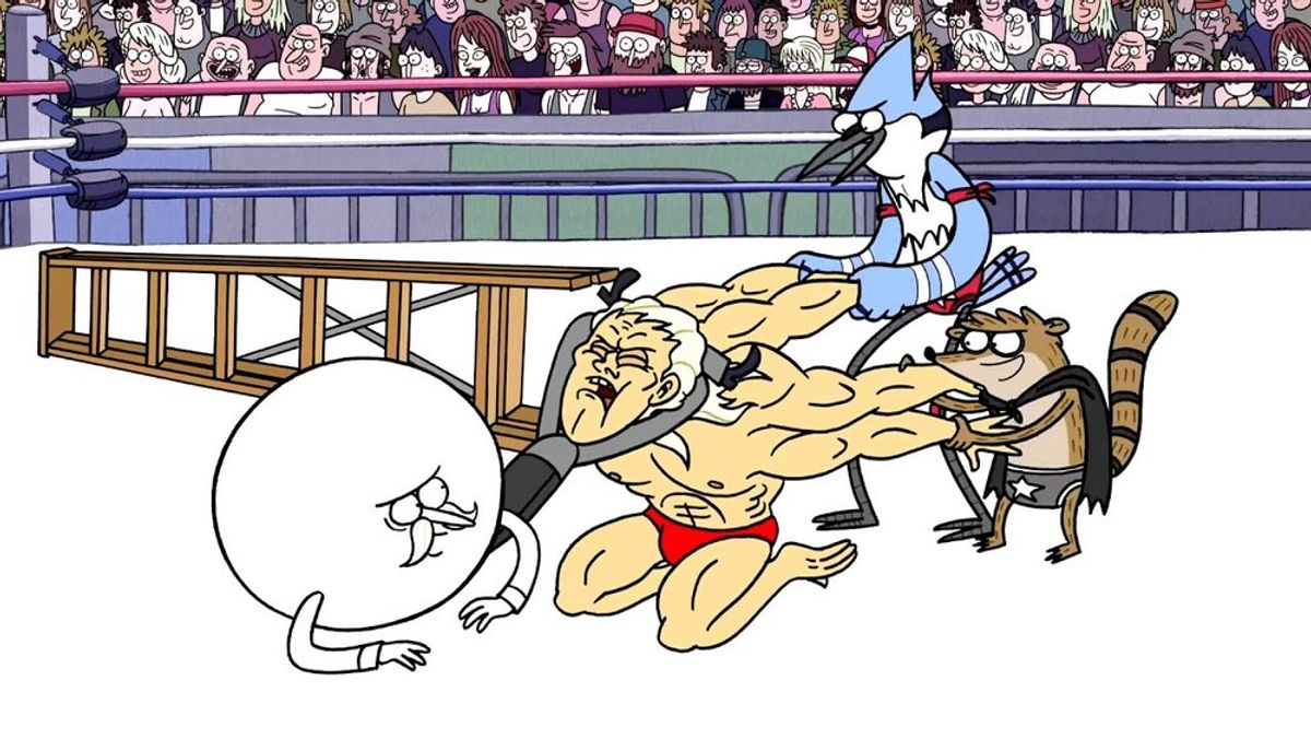 Regular Show S 02 Ep 20 Really Real Wrestling Recap - TV Tropes