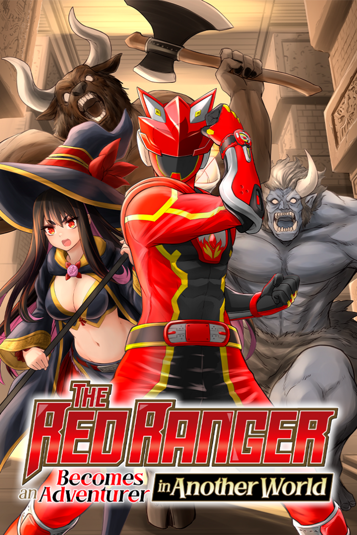 The Red Ranger Becomes an Adventurer in Another World (Manga)