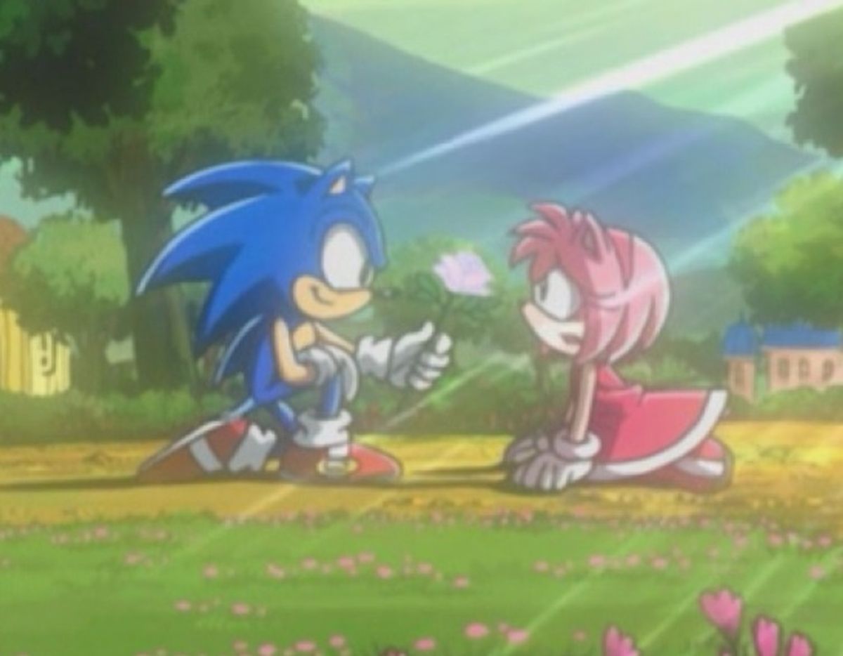 Sonic and amy in sonic x (82) фото