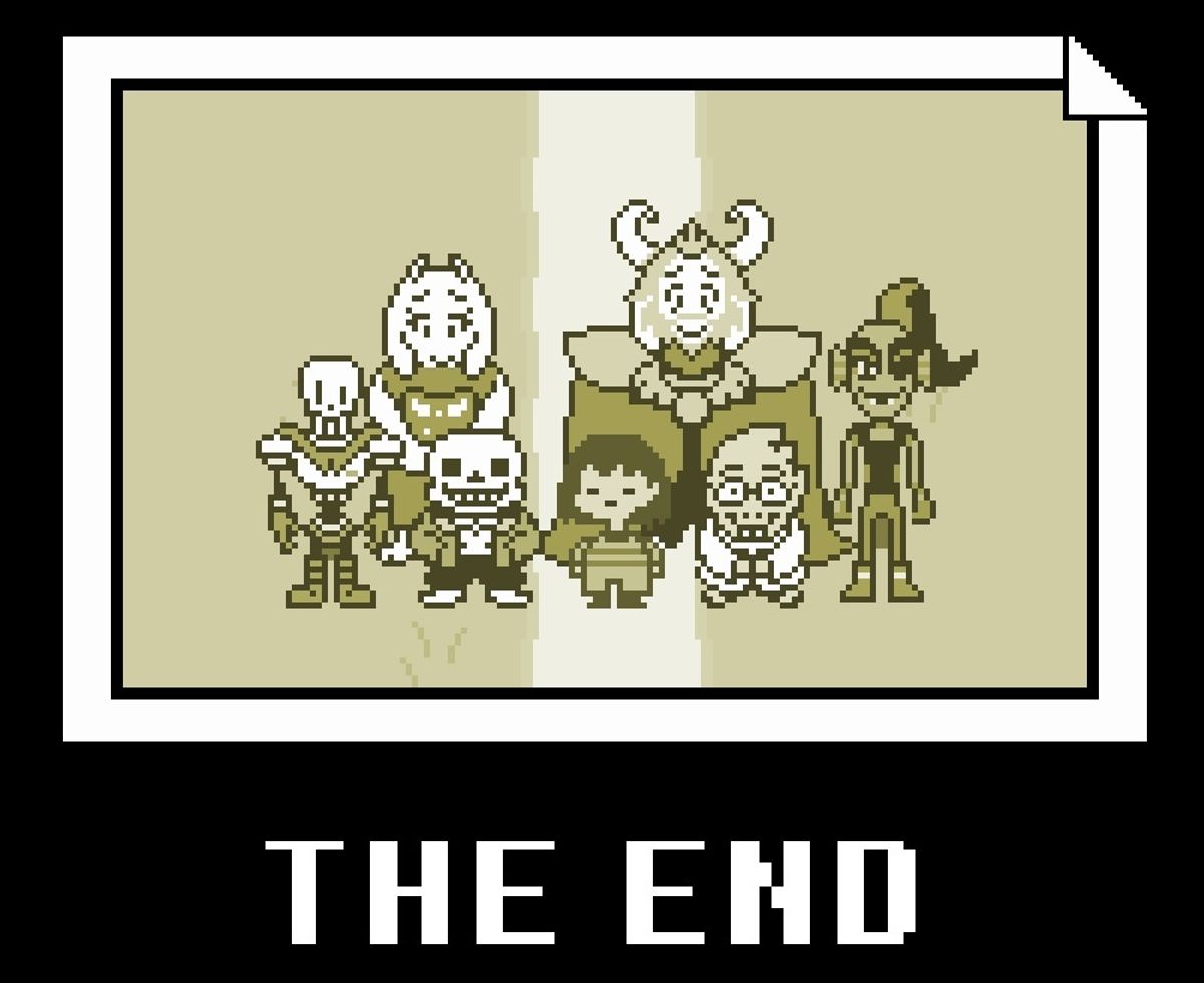 Group Picture Ending (trope)