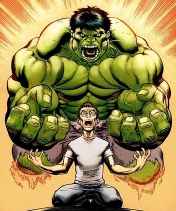 Marvellous Giant Hulk Hand Through Tear Adult T Shirt 