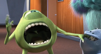 mike wazowski hands and feet