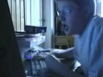 The Greatest Angry Gamers Smashes His own Computer Screen with keyboard on  Make a GIF