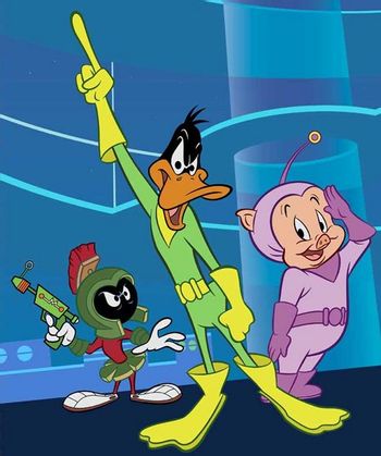 Genius Duck Dodgers & Eager, Young Space Cadet T-Shirt