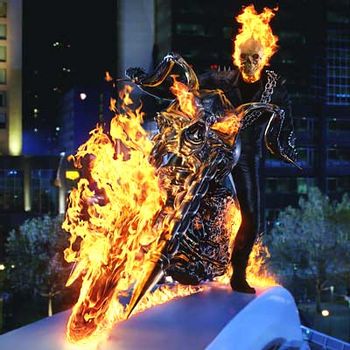 ghost rider 2 blue flame bike