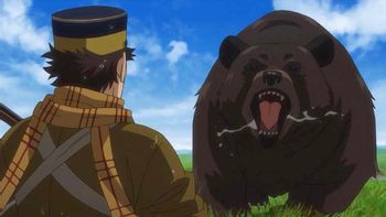 Kawaii Anime Brown Grizzly Bear' Unisex Crewneck Sweatshirt | Spreadshirt