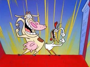 Chicken Little Cartoon Porn - Cow and Chicken (Western Animation) - TV Tropes