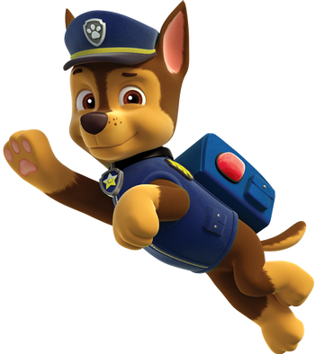 Cute Cat Police Officer Cartoon Anime Style Animal