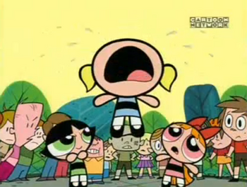 powerpuff girls blossom crying